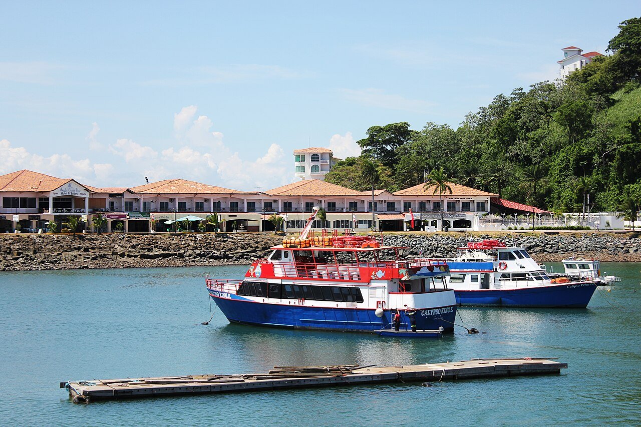 Boats at the marina on the Amador Causeway, Panama City
